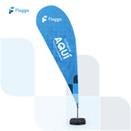 Bandera Publicitaria Tipo Gota Personalizada