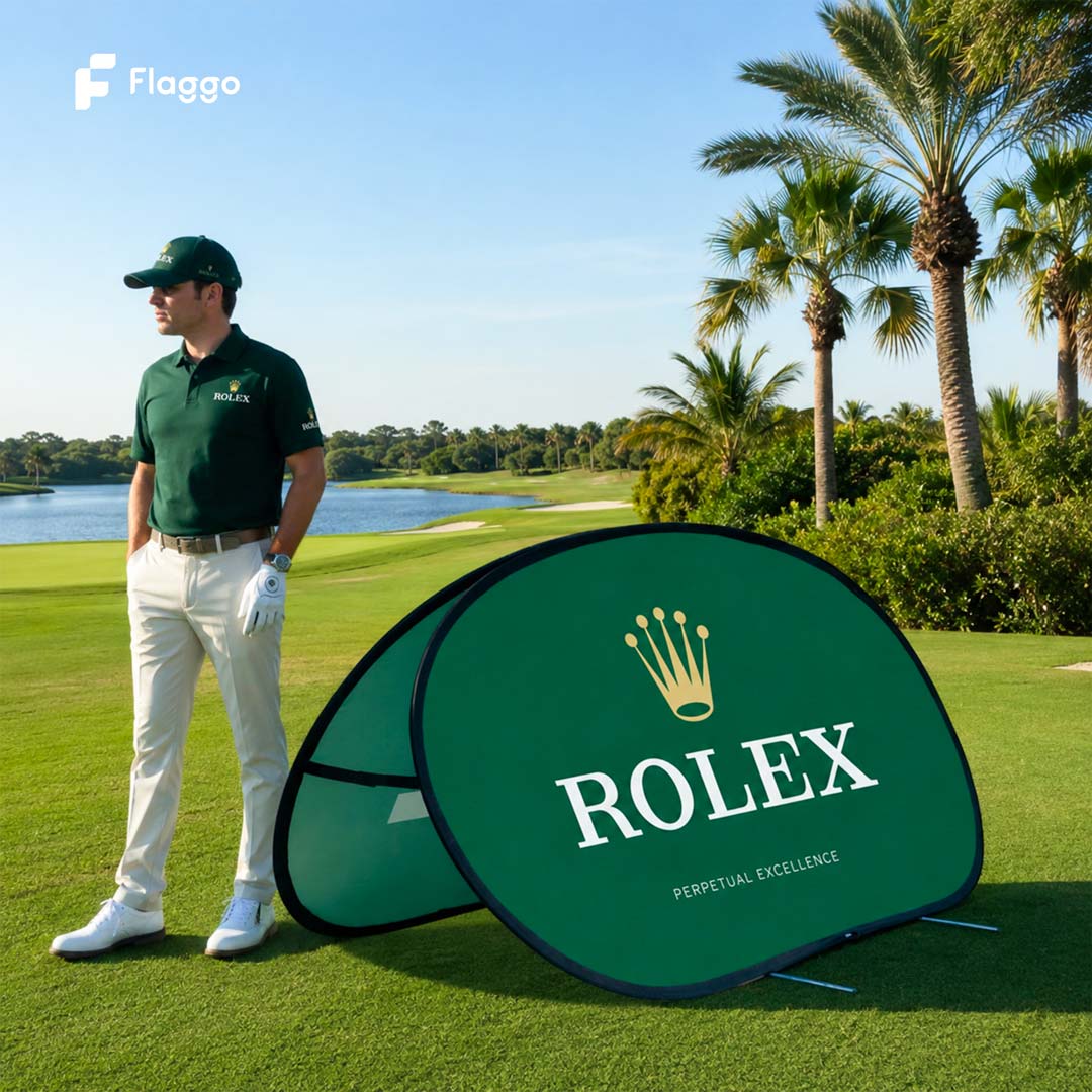 Valla Golf publicitaria